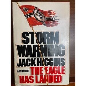 Storm Warning Jack Higgins 1976 Hardcover First Edition 5th Printing WWII Novel